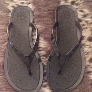 NWT ory Burch black flip flops